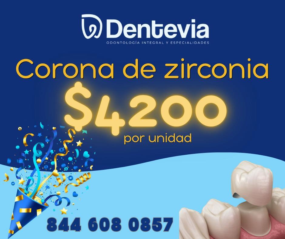 Dentevia - Corona de zirconia $4200